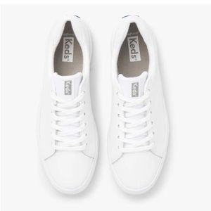 KEDS Womens Alley Leather Sneakers in White size 9. Like new! Comes with box